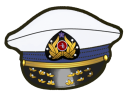 Admiral's Cap in white
