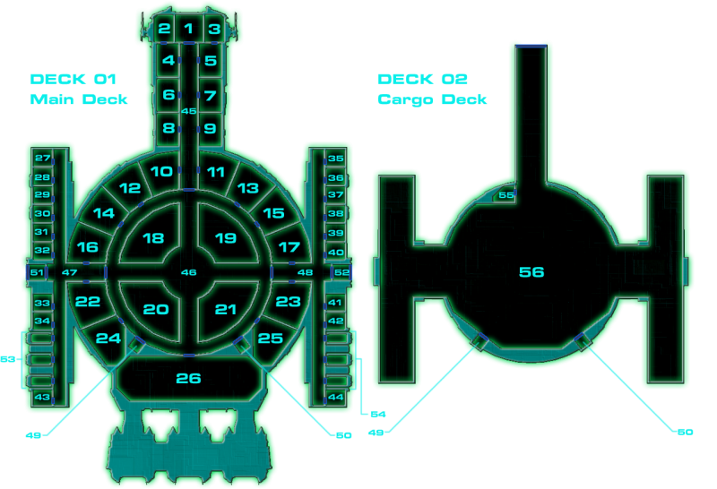 Jiyū-Class Deck Layout