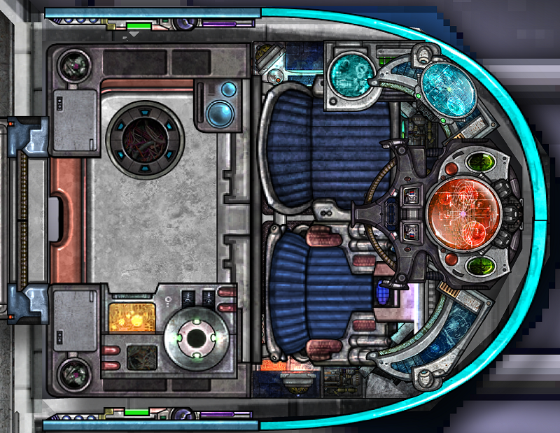 Cockpit Area (3 persons max)