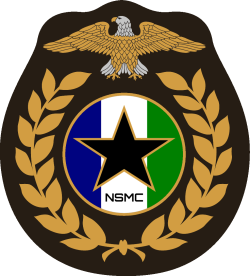 Emblem for NSMC Officer Cap (YE 36)