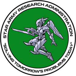The SARA Logo has a green background